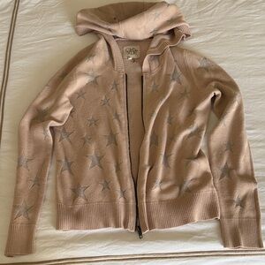 Chaser Pink Star Zip-Up Hoodie
